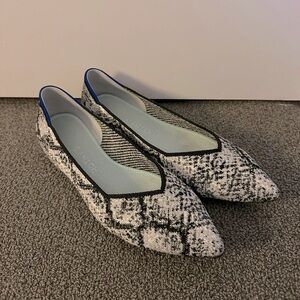 Rothy’s The Point flat in Python Size 8.5